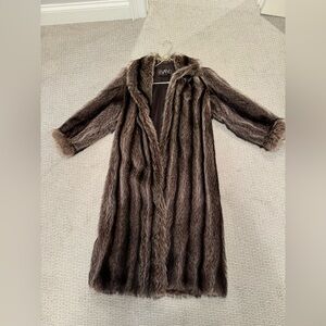 Vintage Full Length Racoon EvansFur Coat